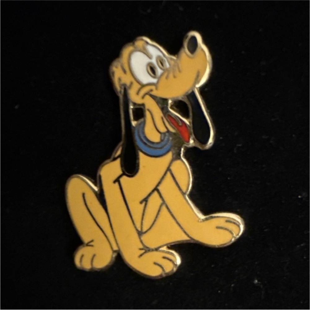 Disney Pluto Single Pin Collectible Character Badge from Disney Franchise Y2K